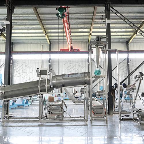 Ligne de production automatique pour les aliments extrudés de chat et de chien secs