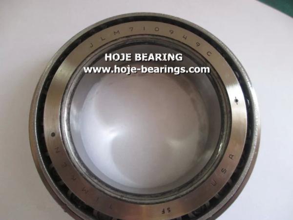 Inch and single row taper roller bearing JLM 710949 C/JLM 710910 with 65*105*24 mm