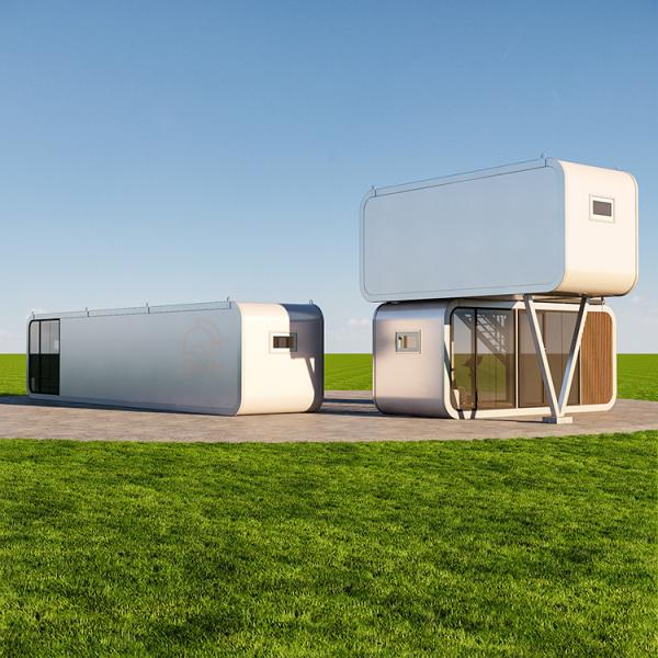 Petite maison 20ft 40ft extérieur moderne maison préfabriquée populaire maison mobile maison de travail pod cabine Apple pour la vocation