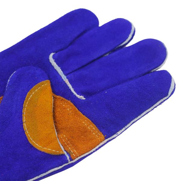 High Temperature Abrasion Resistant Gloves , Full Protection Safety Leather Working Gloves