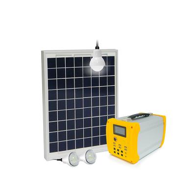Sistema de iluminação solar do agregado familiar de 6 telefones, jogo da ampola de painel 50W solar