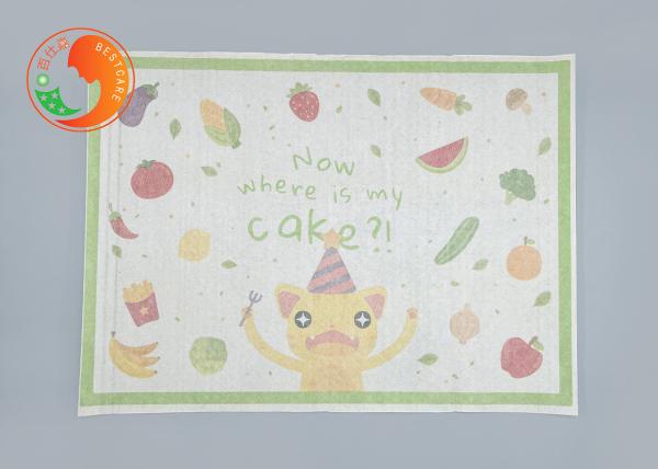 Decorative BPA Free Disposable Eating Mats Personalized Disposable Placemats