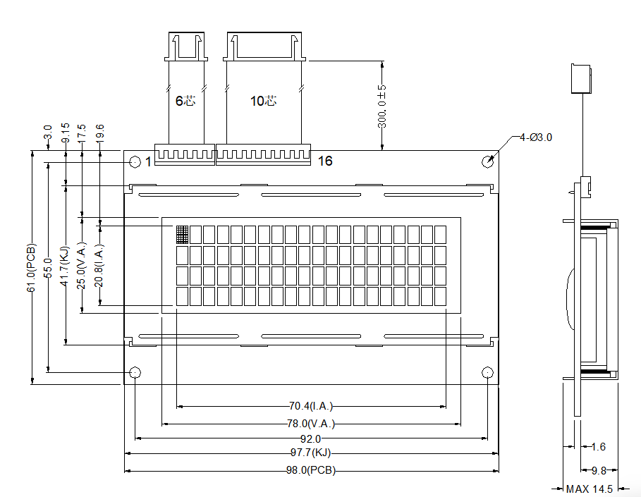 Industrial-Grade 20x4 Character LCD Module with High Brightness LED Backlight and COB Technology