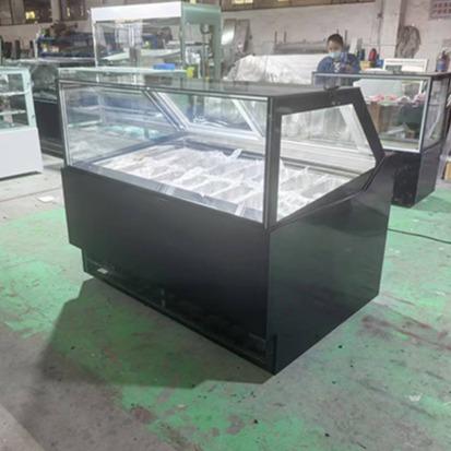 Compact and Durable Below 18 Degree Temperature Ice Cream Freezer for Shop