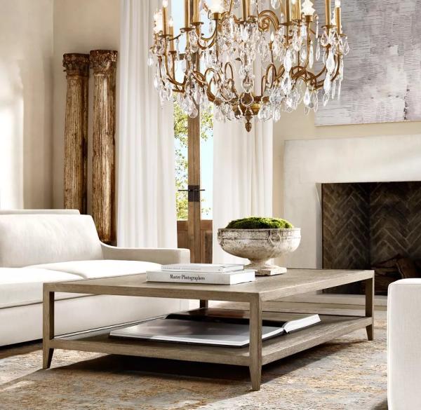 Améliorez votre salon avec des meubles modernes pour table basse SGlass Top Newland