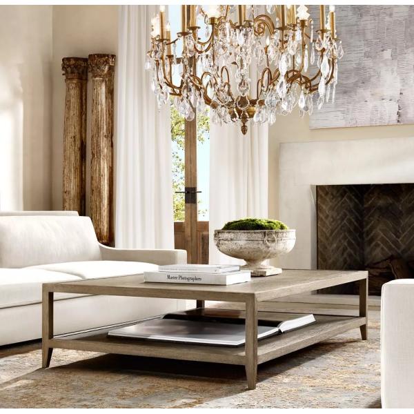 Améliorez votre salon avec des meubles modernes pour table basse SGlass Top Newland