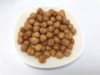 As vitaminas salgadas Roasted picantes dos grãos-de-bico contiveram o ingrediente cru seguro saboroso