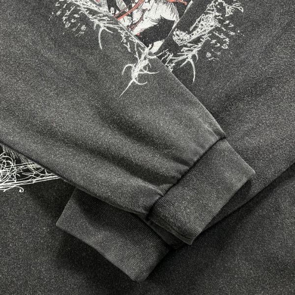 Comfortwash Loose Vintage Washed 100% Cotton Crewneck Pullover Hoodie Solid Pattern Autumn ODM Unisex Casual Windproof