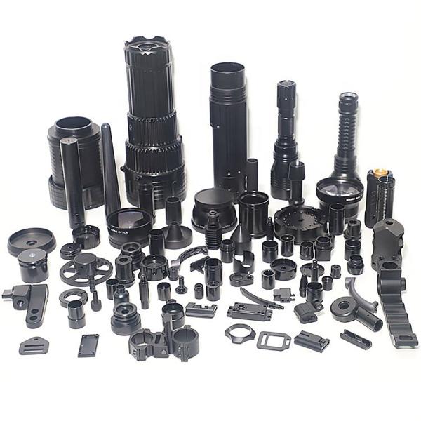 CNC Turning Aluminum Stainless Steel Flashlights Mechanical Shafts OEM