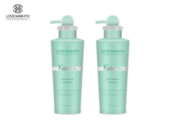 Champô profundo do reparo do tratamento da queratina do cuidado do salão de beleza para a cor danificada do OEM do cabelo