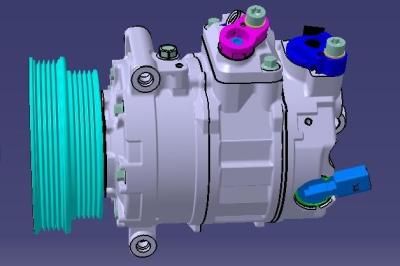 pistões do compressor do condicionador de ar do automóvel 160cc
