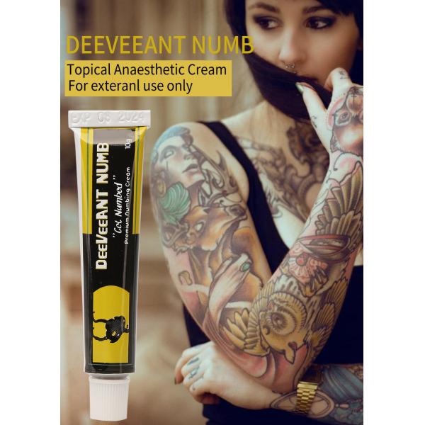 Original Deeveeant Numbing Cream for Body Tattoo Piercing Miro-Blading Semi-Permanent Makup Painless