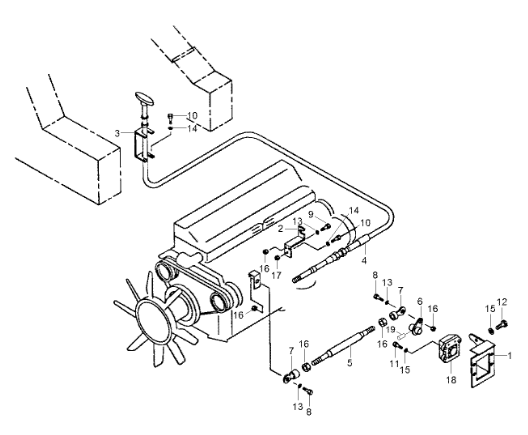 11E14803 Push Cable Pull HYUNDAI экскаваторные запасные части для R130LC