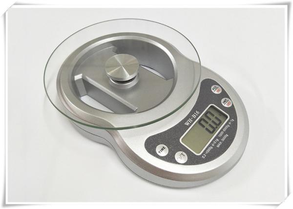 Timer Clock Electronic Kitchen Scales With Low Battery And Overload Alerts