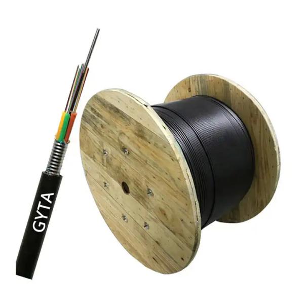 6 8 12 24 Core GYTA GYTS ADSS Aerial Fiber Optic Cable Single Mode