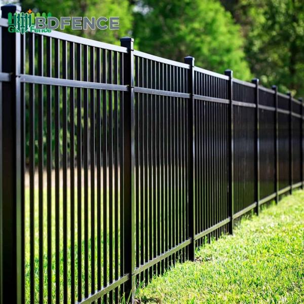 Recyclable Tubular Steel Fence Eco-Approved