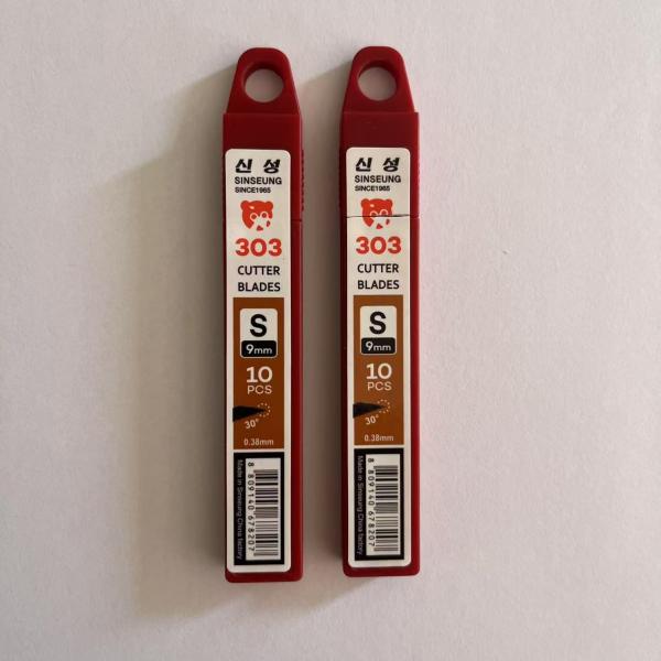 High Carbon Steel Box Cutter Snap Off Blades 9mm For PPF Cutting