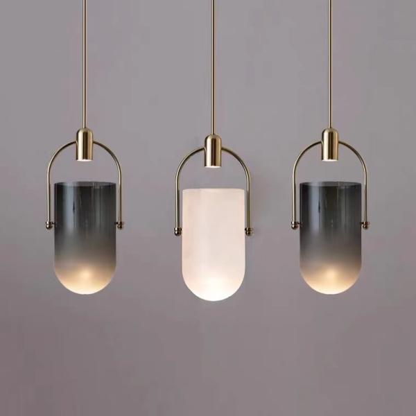 Home Lighting Indoor E27 Classic Glass Smoky Led Ceiling Pendant Lamp