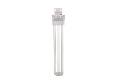 20'' food grade clear plastic water filter housings with  1'' inlet/outlet brass port