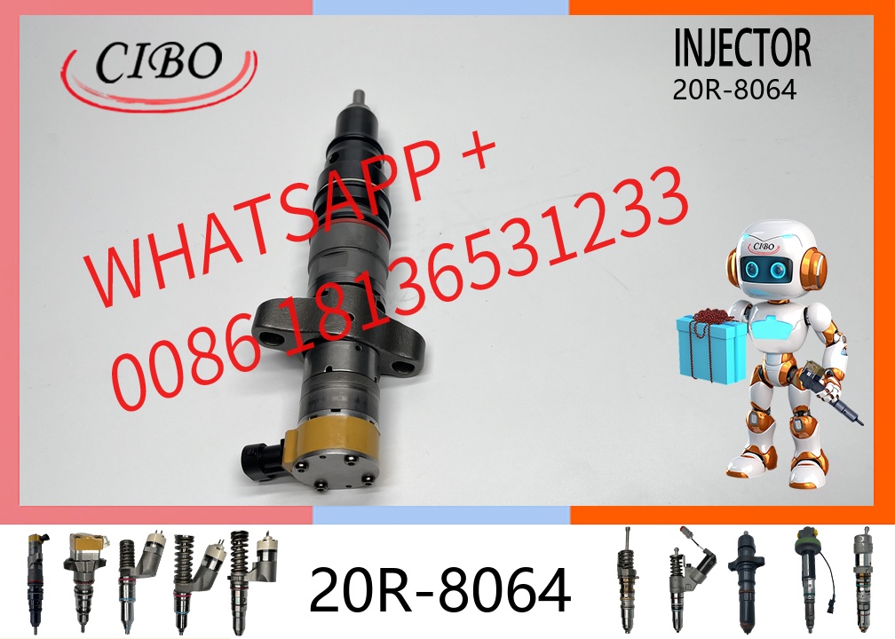 original 20R-8064 Common Rail Fuel Injector 557-7633 387-9433 for  C9 Engine 330D 336D E336D E330D E340D Excavator Diesel Parts original new injector
