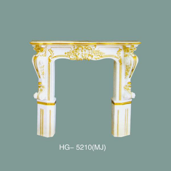 HG-5210 PU Decorative Chimneypieces High Density Polyurethane Fireplace Mantel