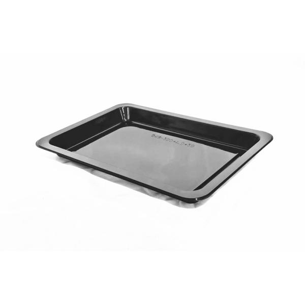 250x170x20mm PP Disposable Plastic sealer Tray Black Fresh Meat Plastic Tray