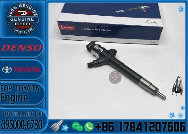 Common rail injector 095000-6730 23670-51020 diesel fuel injector for Toyota Land Cruiser 200 4.5 d V8