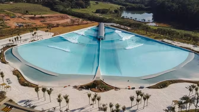 Commercial Water Park Swim Wave Pool Water Play Surf Simulator Machine
