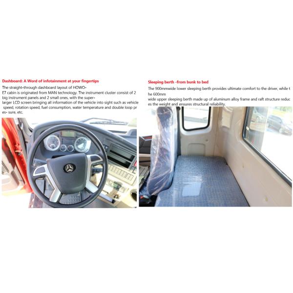 tractor truck SINOTRUK HOWO HOHAN 6*4 371HP sino tractor head Heavy duty truck Euro 2 6x4 diesel