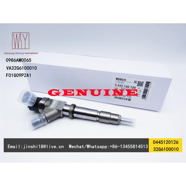 High Quality Copy Fuel Injector 0445120126 0445 120 126 0986AM0065 for Kobelco MHI 32G6100010 VA32G6100010 F01G09P2A1