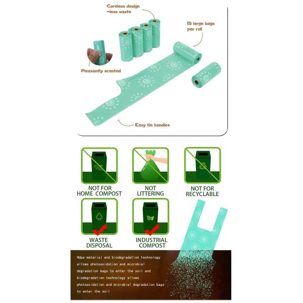 Pet Cleaning Tool Customization Service Provided for Biodegradable Dog Waste Bags