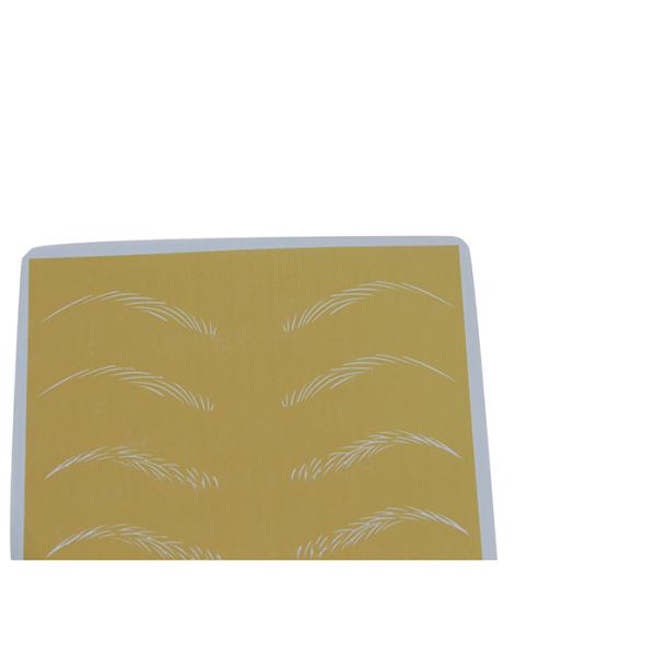 Natural Rubber Material Tattoo Practice Skin Cosmetic Permanent Makeup Eyebrows / Lip Practice Skin For Beginner