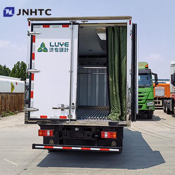 Novo HOWO 3t 4t 5t 4x2 camião frigorífico camião de alimentos leves camião frigorífico camiões
