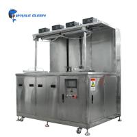 Máquina mais limpa ultrassônica industrial automática de 3 frequências com sistema de levantamento