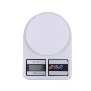 Balance de cuisine électronique numérique 10KG Division 1g Balance de cuisine avec recommandation de poids maximal de 10KG