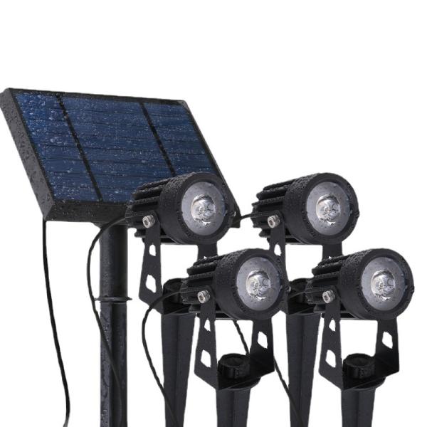 Cool White/Warm White/Multi Color Solar Landscape Spotlights for Garden Path Lighting