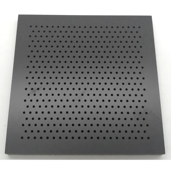 Decorative Formica Laminate Perforated Acoustic Panel MDF Wood Sound Absorbing Board