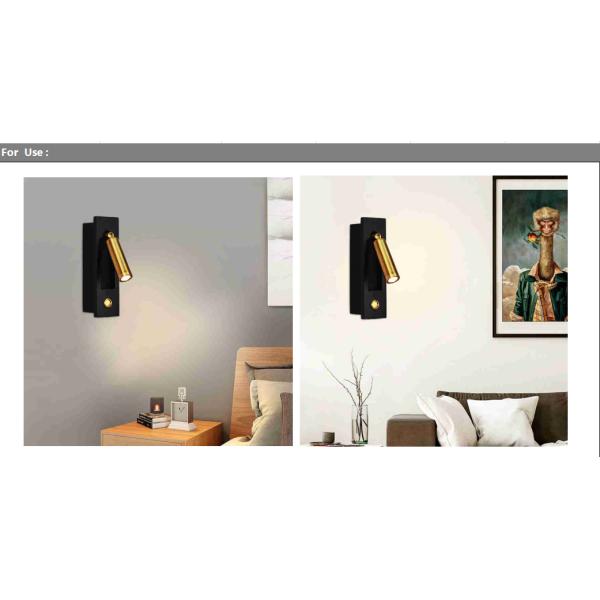 3WLED wall built-in folding wall light villa bedroom eye protection light