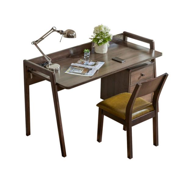 MDF Family Room Storage Cabinets Solid Wood Study Desk Table