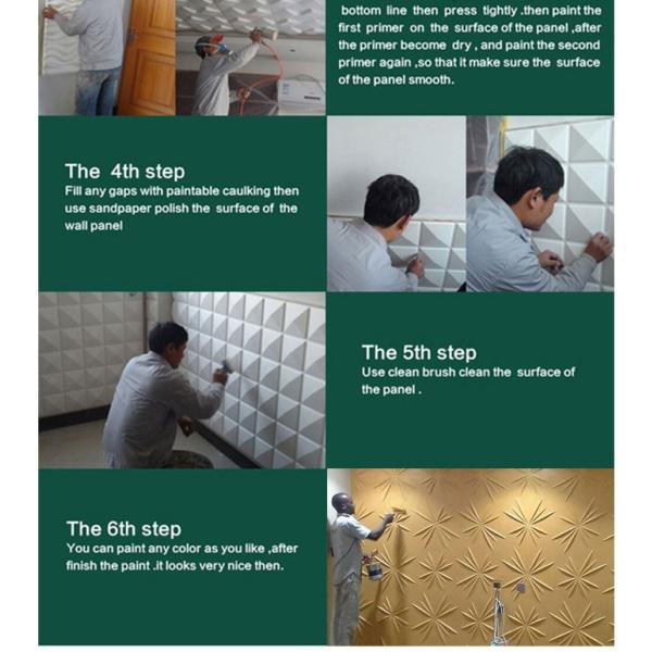 3D Wall Panel Interior Wall Decoration Panel PVC Wall Decorative Panel Modern