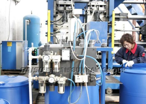 200 Liter Plastic Drum Automatic Blow Molding Machine Accumulating Type EBM SRB120B