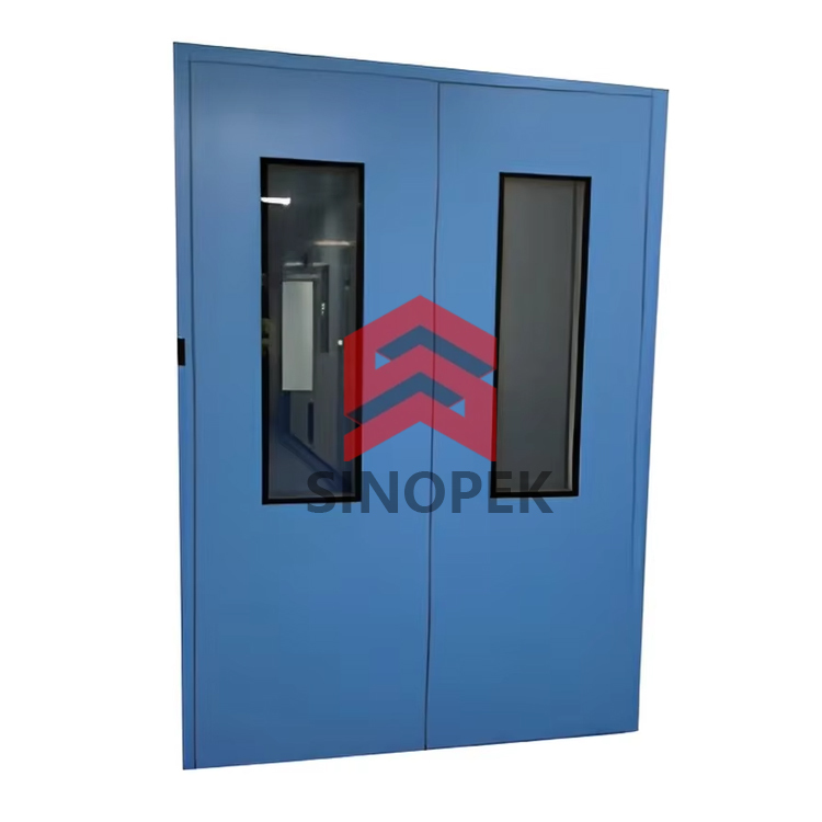 Medical Airtight Cleanroom Door | Hermetic Pressure Seal | Hospital & GMP Grade