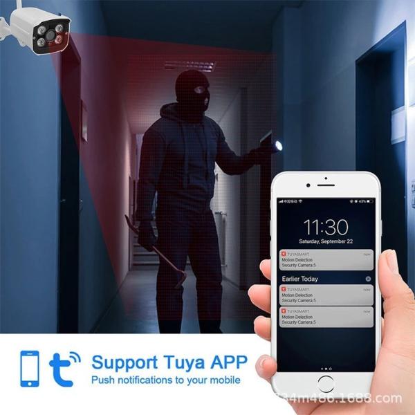Жизнь CCTV беспроводная 8CH Tuya набора камеры 2MP 1080P NVR WiFi умная