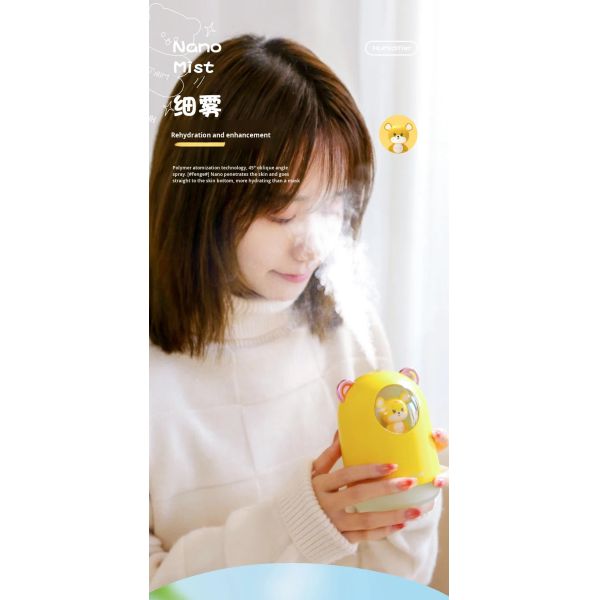 300ml Capacity Ultrasonic Nano Fine Mist Spray Humidifier USB Powered For Home Office