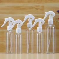 Bouteille en plastique transparente de 30 ml Support personnalisation correspondant avec pulvérisateur de déclenchement