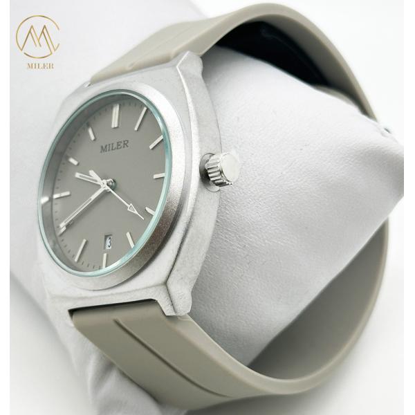 Caso de silicona relojes de pulsera clásicos para pareja 30M resistente al agua