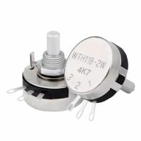 WTH118 2W100K ohm Máquina de soldagem de película de carbono de giro único Potenciômetro regulador