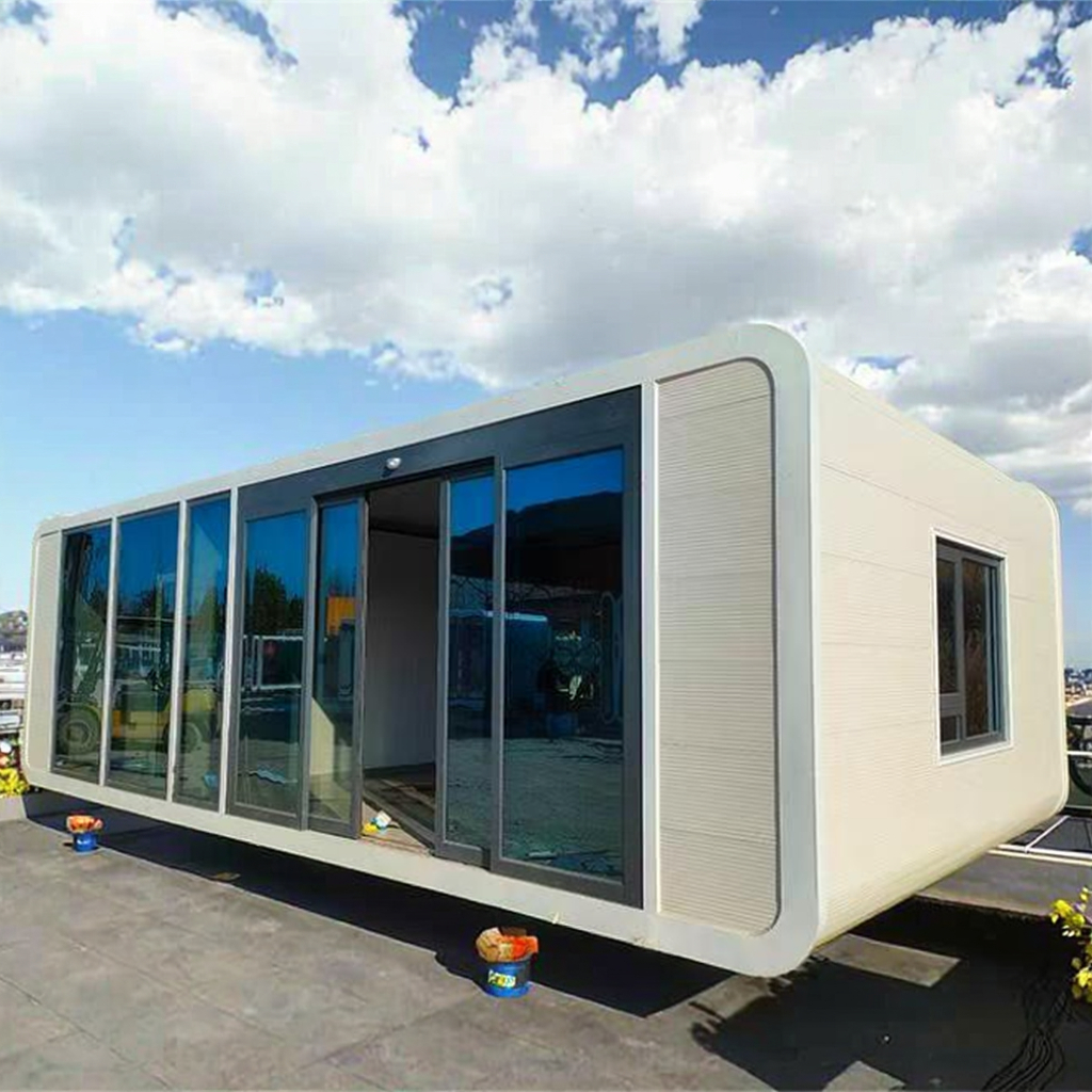 Luxury Portable Steel Structure Container House Pods Smart Office Cabin Concept for Tiny Home  Modular Tiny House