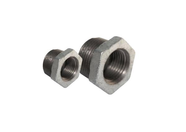 Pipe Reducing Natural Gas Pipe Fittings , Black Iron Bushing No Any Sand Hole