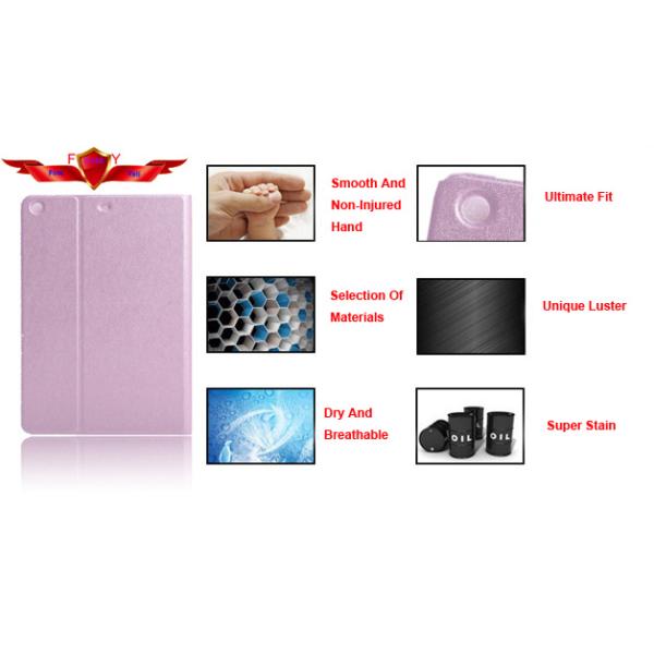 Super Fiber Ipad Air PU Leather Cover Cases Durable OEM/ODM Welcome